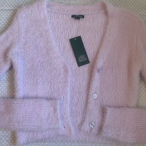 Wild Fable Purple Fuzzy Cardigan